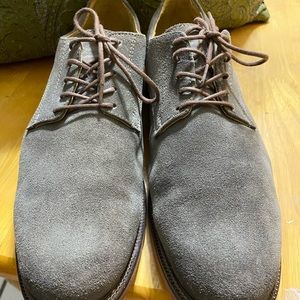Men’s 1901 Grey Suede gum sole Oxford